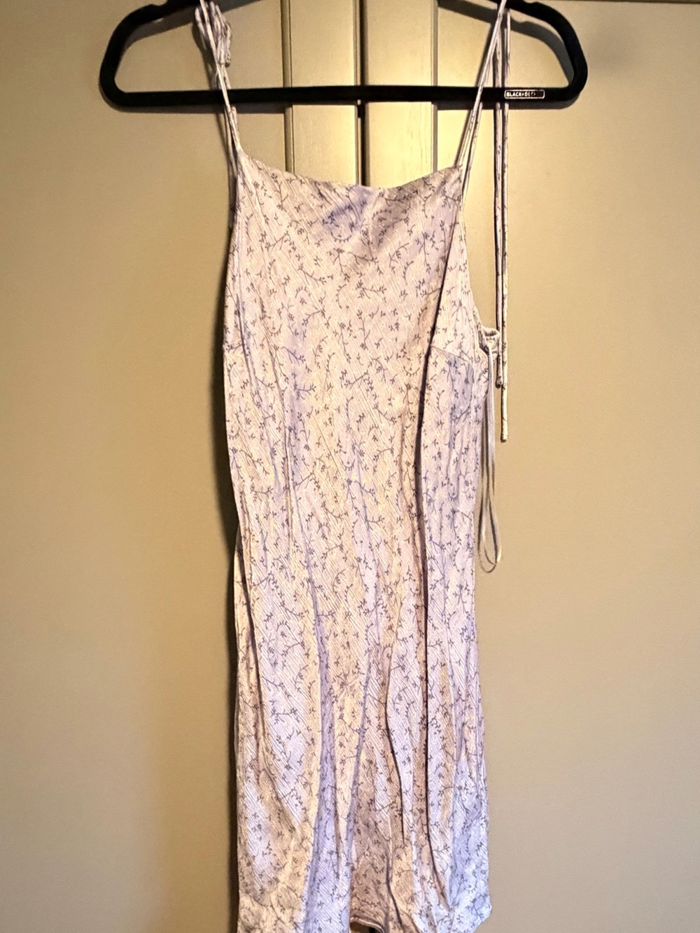 Zara Lavender Floral Slip Mini Dress